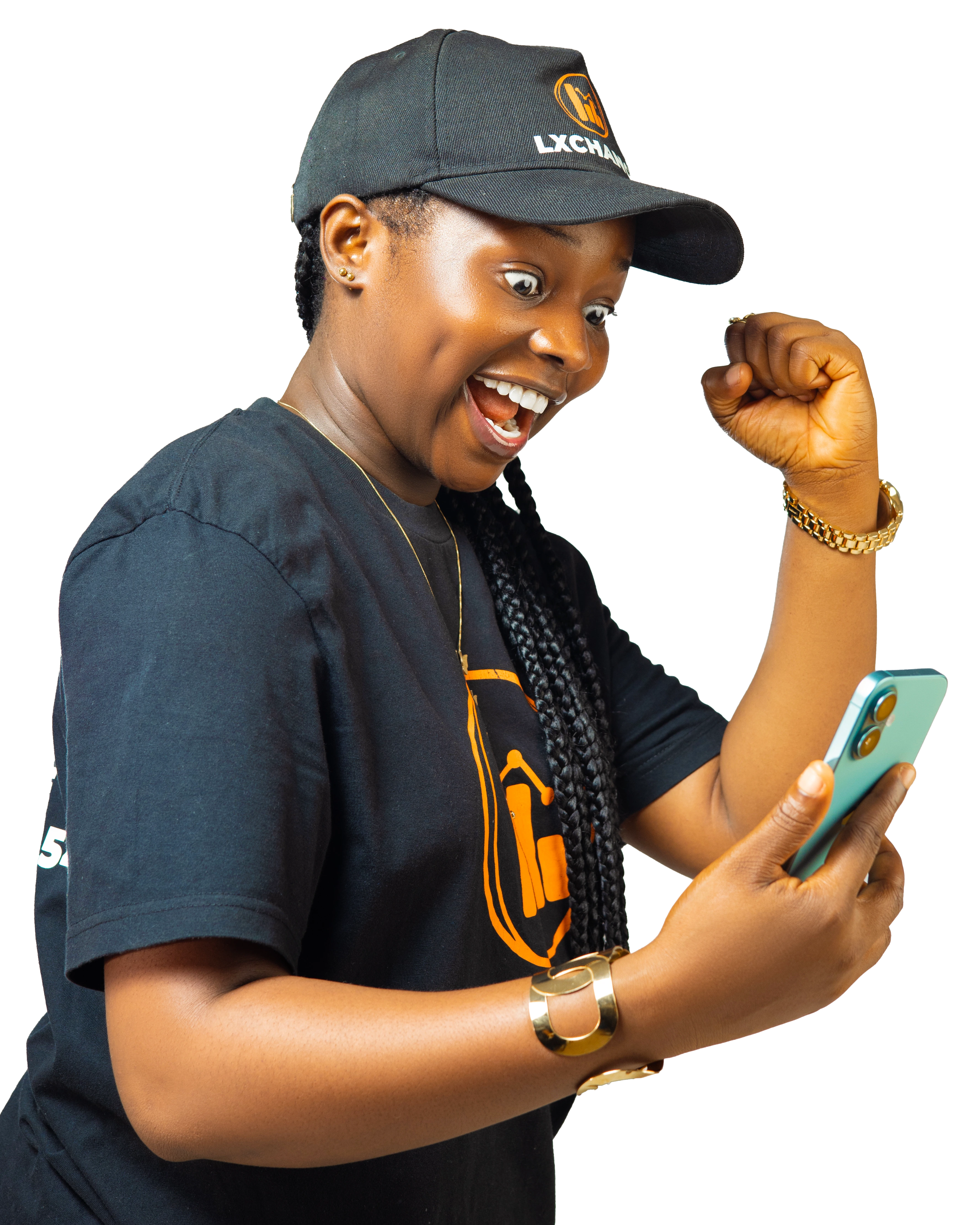 Happy clients using digital services